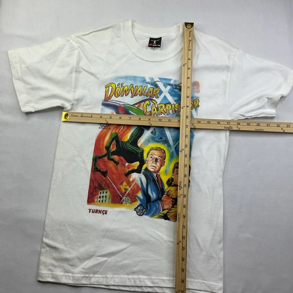 The War Of‎ The Worlds Movie T Shirt Turkey Y2K Worlds Collide Martian Lale Film